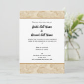 uitnodiging voor bruiloft (Staand voorkant)