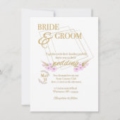  uitnodiging voor bruiloft (Voorkant)
