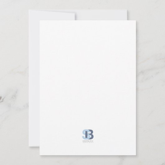 Uitnodiging voor bruiloft 20s (Achterkant)