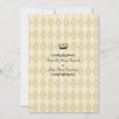 Uitnodiging voor bruiloft "Alice in Wonderland" 5x (Achterkant)