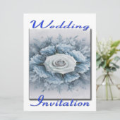 Uitnodiging voor bruiloft Boeket van bloemen (Staand voorkant)