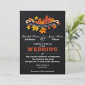  uitnodiging voor bruiloft Chalkboard (Staand voorkant)