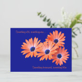  uitnodiging voor bruiloft Daisy (Staand voorkant)