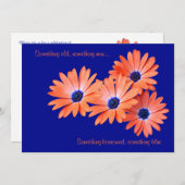  uitnodiging voor bruiloft Daisy (Voorkant / Achterkant)