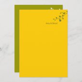 Uitnodiging voor bruiloft - Een geweldige peren (Voorkant / Achterkant)