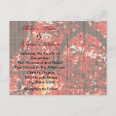 Uitnodiging voor bruiloft - Fall Leaves (Achterkant)