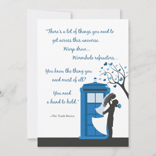 Uitnodiging voor bruiloft Fantasy Wedding (Voorkant)