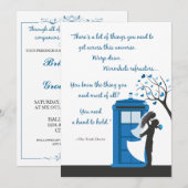 Uitnodiging voor bruiloft Fantasy Wedding (Voorkant / Achterkant)