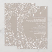 Uitnodiging voor bruiloft Fantasy Wedding (Voorkant / Achterkant)