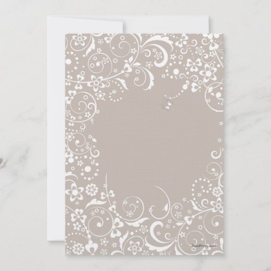 Uitnodiging voor bruiloft Fantasy Wedding (Achterkant)