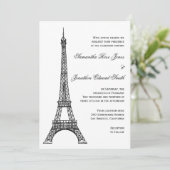 Uitnodiging voor bruiloft in de ridderriviertoren (Staand voorkant)