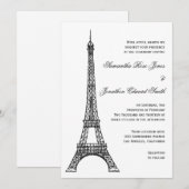 Uitnodiging voor bruiloft in de ridderriviertoren (Voorkant / Achterkant)