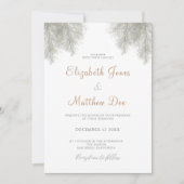 Uitnodiging voor bruiloft in het woud-bruiloft (Voorkant)