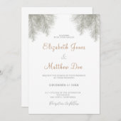 Uitnodiging voor bruiloft in het woud-bruiloft (Voorkant / Achterkant)