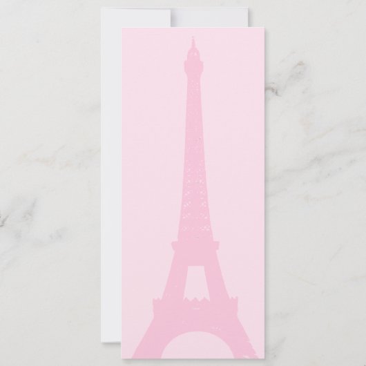 uitnodiging voor bruiloft in Parijs (Achterkant)