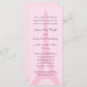  uitnodiging voor bruiloft in Parijs (Voorkant / Achterkant)