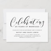 Uitnodiging voor bruiloft Jubileum (Voorkant)