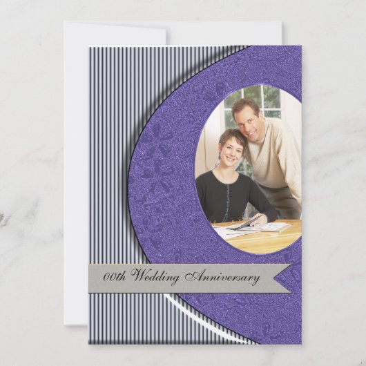 Uitnodiging voor bruiloft Jubileum (Voorkant)