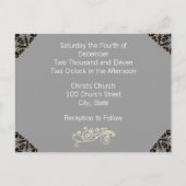 Uitnodiging voor bruiloft met je foto (Achterkant)