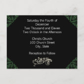 Uitnodiging voor bruiloft met je foto (Achterkant)