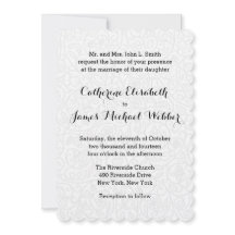 Uitnodiging voor bruiloft ontvangen door ouders va