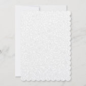 Uitnodiging voor bruiloft ontvangen door ouders va (Achterkant)