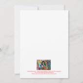 Uitnodiging voor bruiloft (rechthoek) - Dag van de (Achterkant)