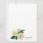 Uitnodiging voor bruiloft, Rozen van het land (Achterkant)