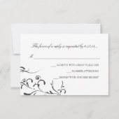 Uitnodiging voor bruiloft - RSVP | Floral Grace |w (Voorkant)