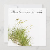 Uitnodiging voor bruiloft van Beachside (Voorkant)