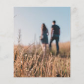 Uitnodiging voor bruiloft van foto's (Achterkant)