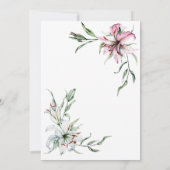 Uitnodiging voor bruiloft voor vrienden, Floral We (Achterkant)