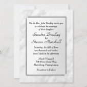 Uitnodiging voor bruiloften door de arts en de adv (Achterkant)