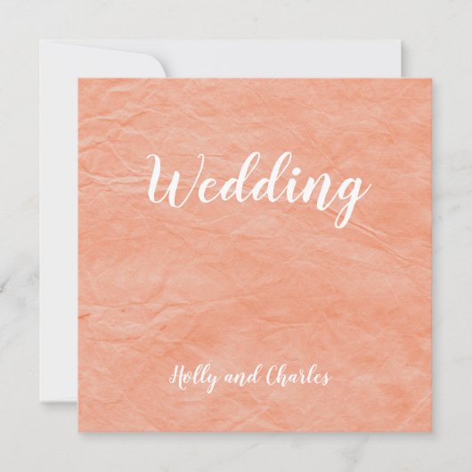 Uitnodiging voor bruiloften. Prachtig Parchment-ef (Voorkant)