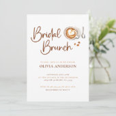 Uitnodiging voor Bruiloftsfeest Koffie (Staand voorkant)