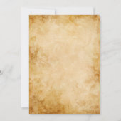 Uitnodiging voor bruiloftsfeest van redneck-koppel (Achterkant)