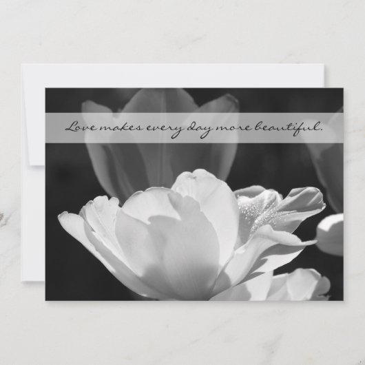 Uitnodiging voor bruiloftsreceptie na de bruiloft  (Voorkant)