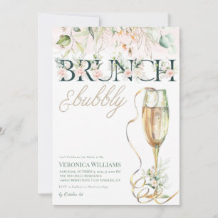 Uitnodiging voor Brunch & Bubble Bridal Shower