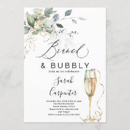 Uitnodiging voor Brunch & Bubble Bridal Shower