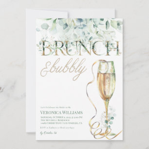 Uitnodiging voor Brunch & Bubble Bridal Shower