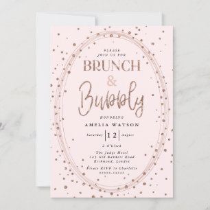 Uitnodiging voor Brunch & Bubble Bridal Shower