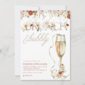 Uitnodiging voor Brunch & Bubble Bridal Shower (Voorkant)