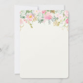 Uitnodiging voor Brunch en Bubble Baby shower (Achterkant)