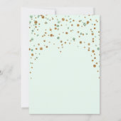 Uitnodiging voor Brunch en Bubble Glitter Bridal (Achterkant)