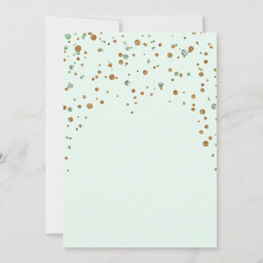 Uitnodiging voor Brunch en Bubble Glitter Bridal (Achterkant)