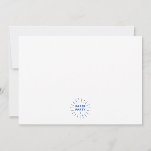 Uitnodiging voor Brunch en Bubbles Waterverf (Achterkant)