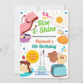 Uitnodiging voor brunch ontbijt. Kind kinderen jar (Voorkant)