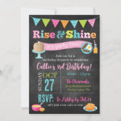 Uitnodiging voor brunch 'Rise and Shine' (schoolbo (Voorkant)