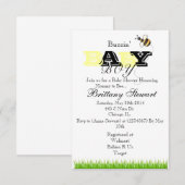 Uitnodiging voor bubbelbijen (Voorkant / Achterkant)