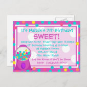 Uitnodiging voor bubbelgumbehandeling (Voorkant / Achterkant)